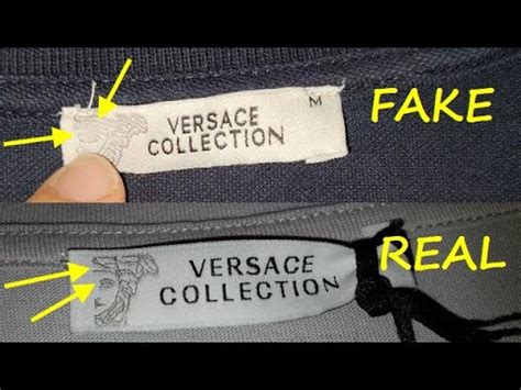 real versace shirt tag